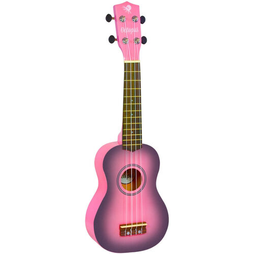 Ukelele Octopus Soprano UK-200PKB Rosa Burst