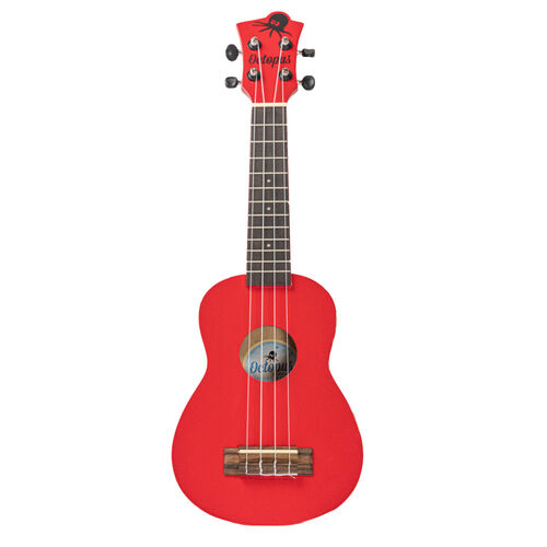 Ukelele Octopus Soprano UK-200RD Rojo