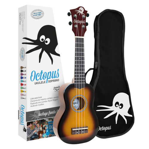 Ukelele Octopus Soprano UK-200EX-OVB Violin Burst