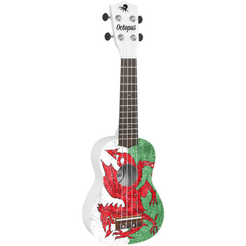 Ukelele Octopus Soprano UK-200WEL Welsh Flag