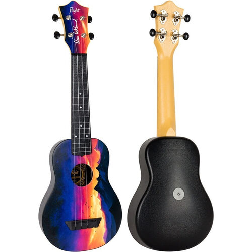 Ukelele Soprano Flight TUS-EE Travel Sunset Elise Ecklund Signature