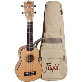 Ukelele Soprano Flight DUS-320 Zebrano Ukelele Soprano Flight DUS-320 Zebrano