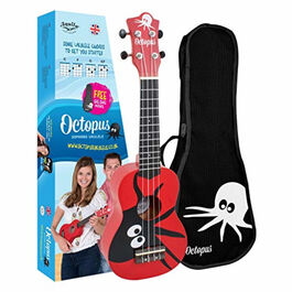 Ukelele Octopus Soprano UK-200KAR Kane Rojo