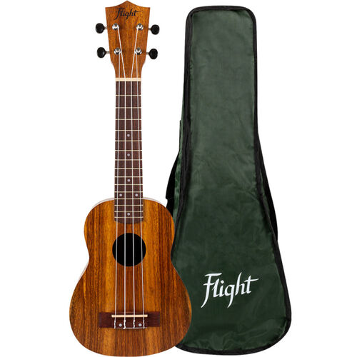 Ukelele Soprano Flight NUS-200 Natural Soprano Teca