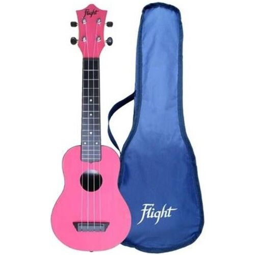 Ukelele Soprano Flight TUS-35PK Travel Rosa