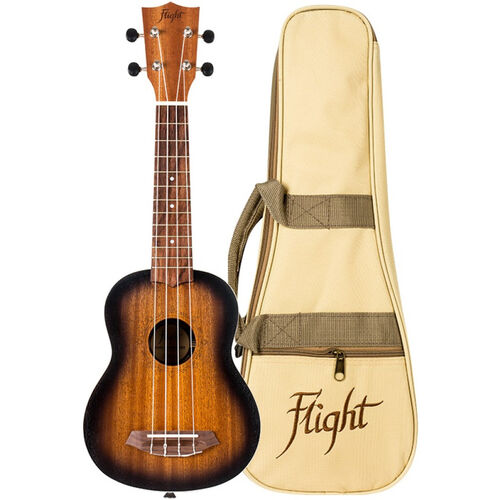 Ukelele Soprano Flight NUS-380 Gemstone Amber