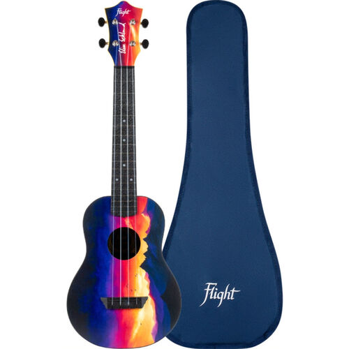 Ukelele Concert Flight TUC-EE Travel Sunset Elise Ecklund Signature