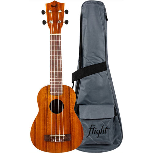 Ukelele Soprano Flight NUS-250 Natural Acacia