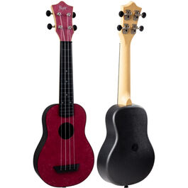 Ukelele Soprano Flight TUS-65 Travel Ruby