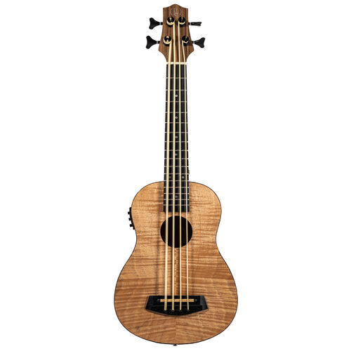 Ukelele Bajo Bones SP540B Okume Flameado Electrificado