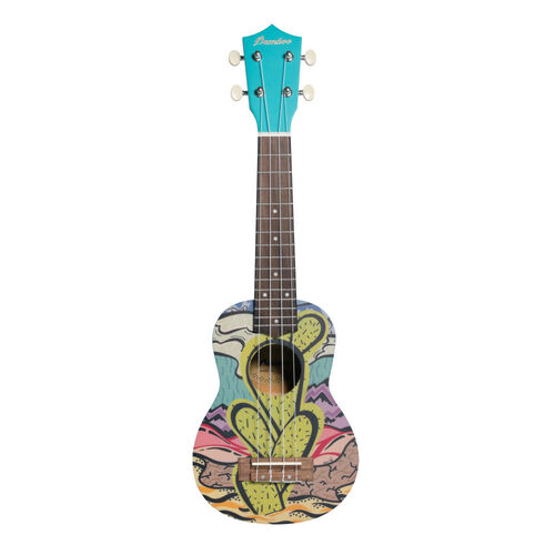 Ukelele Soprano Bamboo B1E-CA Cactus