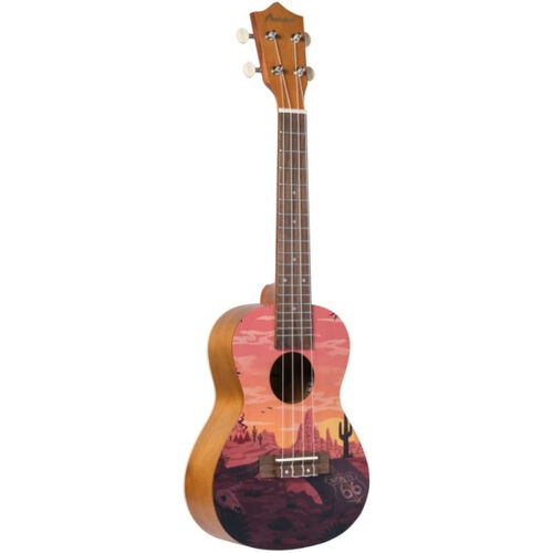 Ukelele Soprano Bamboo B1E-R66 Sunset