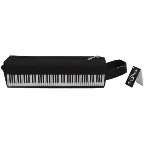 Estuche escolar negro teclado A-Gift-Republic P-1027