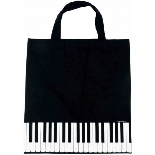 Bolsa asa negra teclas piano A-Gift-Republic B-3027