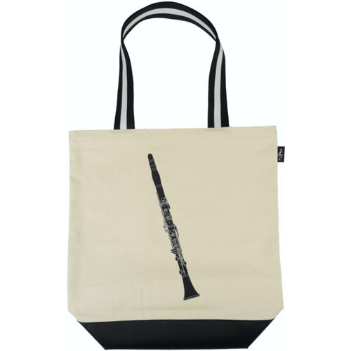 Bolsa Tote Bag Clarinete Agifty B-3062 Crema