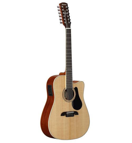 Guitarra Electroacustica de 12 C. Cutaway Ad60-12ce Alvarez
