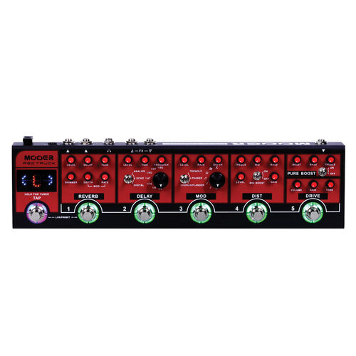 Pedalera Multi-Efectos Red Truck Mooer