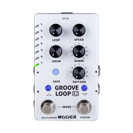 Pedal de Fraseo/Looping Groove Loop X2 Looper Y Drum Machine Mooer