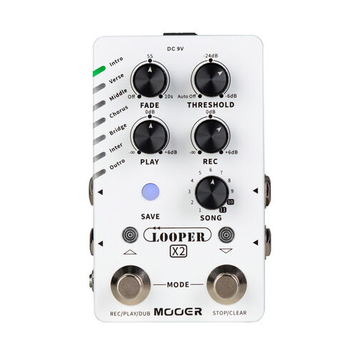 Pedal de Fraseo/Looping Looper X2 Mooer