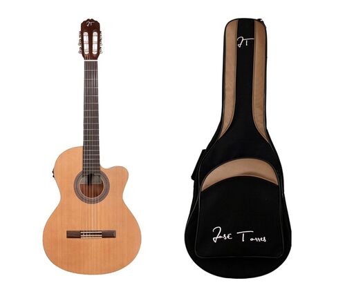 Pack de Guitarra Clásica Jtc-5sce + Funda Jtb-10 Jose Torres