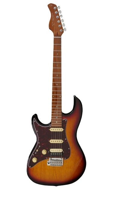Guitarra Electrica para Zurdos S7 3ts 3 Tone Sunburst Lefthand
