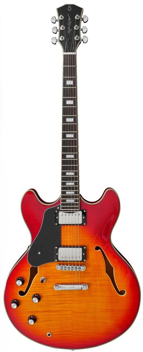 Guitarra Electrica para Zurdos H7 Cs Cherry Sunburst Lefthand