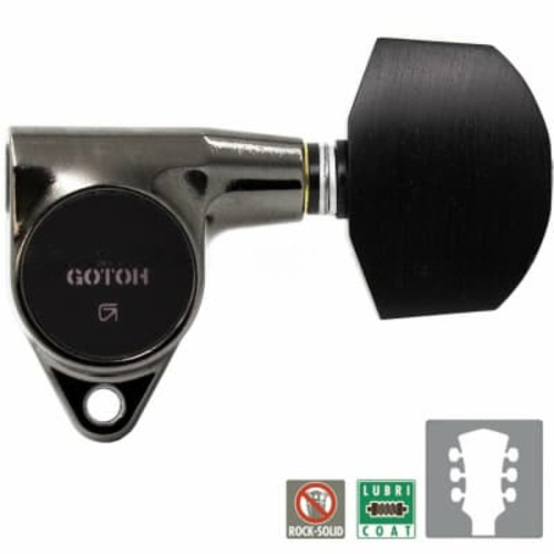 Clavijero Elctrica Gotoh SG301-B07-CK 3+3 Cosmo Negro