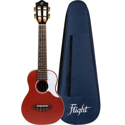 Ukelele Concert Flight Princess Series Iris RD Rojo