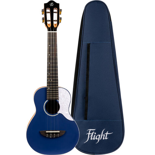 Ukelele Concert Flight Princess Series Iris DB Azul Fuerte