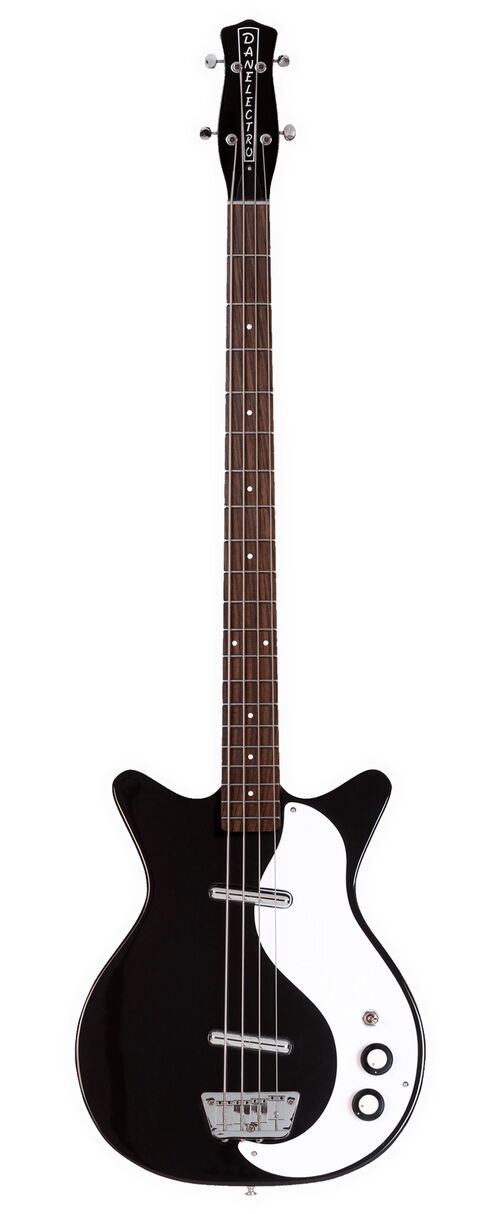 Bajo de 4 Cuerdas 59dc Longscale Bass Black Danelectro