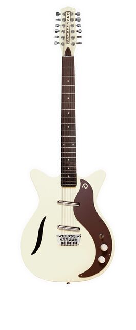 Guitarra Eléctrica de +7 Cuerdas Vintage 12str Vintage White Danelectro