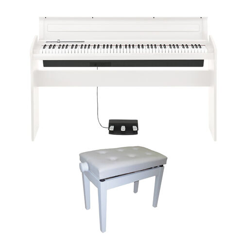 Piano Digital Lp-180wh Kit Banqueta Bgm Korg