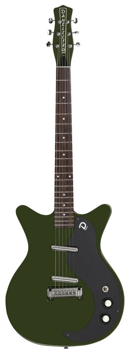 Guitarra Eléctrica Retro Blackout 59 Green Envy Danelectro