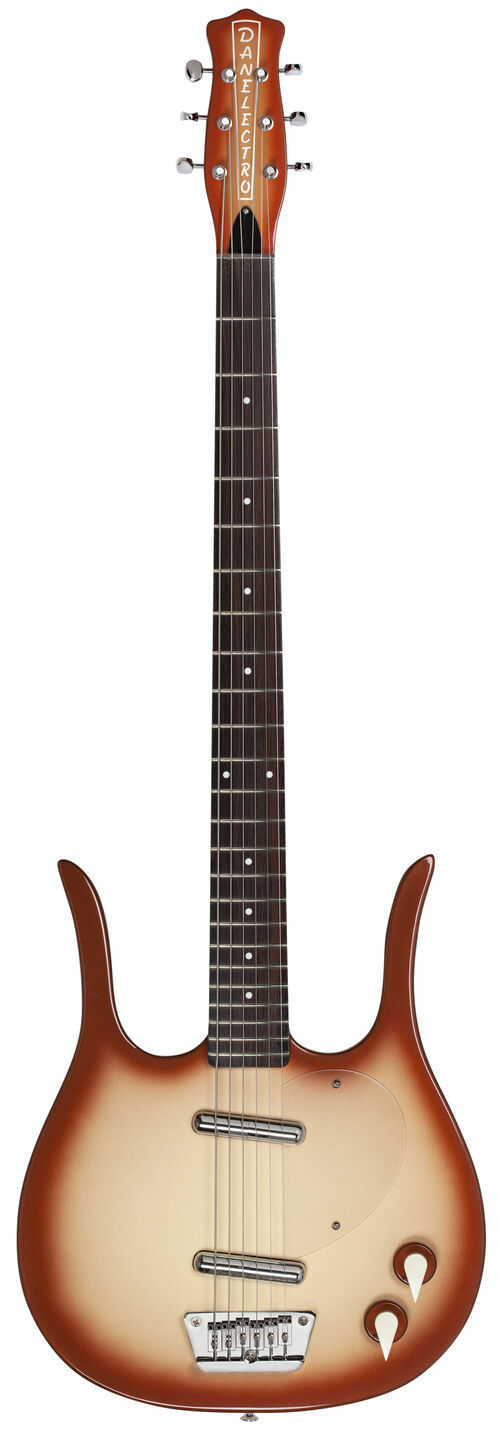 Guitarra Elctrica Retro Longhorn Baritone Copper Burst Danelectro