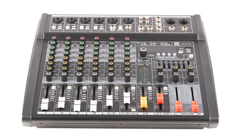 EK Audio KW08E mesa de mezcla activa con efectos