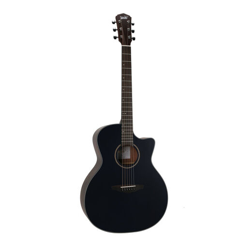 Guitarra Acstica Veelah VGACSM-E BLK Negra Electrificada Cutaway