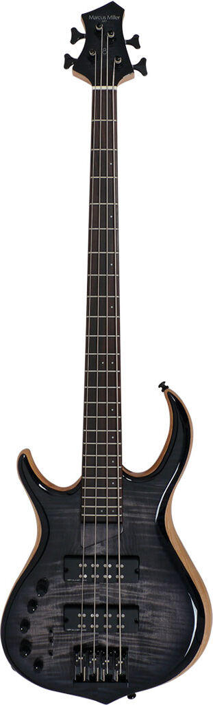 Marcus Miller Bajo para Zurdos M7 Swamp Ash-4 Lefthand (2nd Gen) Tbk Trans Black