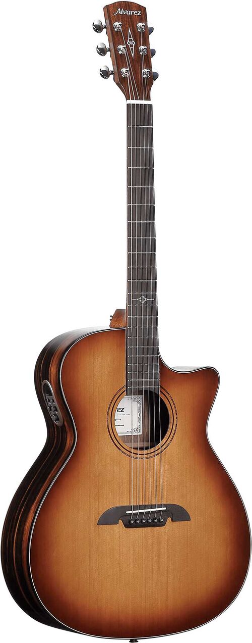 Guitarra Electroacustica de 6 Cuerdas con Cutaway Alvarez Aeg95ceshadowburst