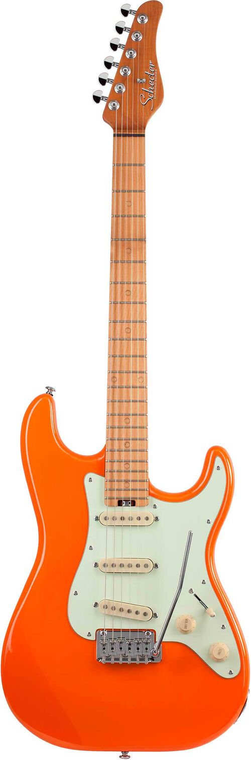 Guitarra Elctrica St Schecter Nick Johnston Trad Sss A. Orange