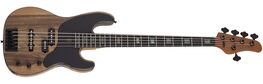 Bajo de 5 Cuerdas Schecter General Model-T 5 Exotic Black Limba Bl