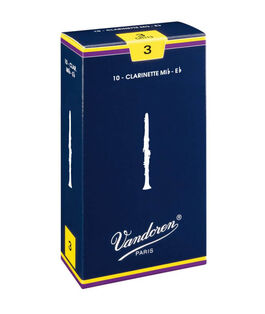 Caja de 10 Cañas Vandoren Tradicionales Clarinete Piccolo Lab 3 (CR133)