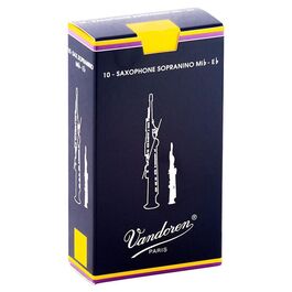 Caja de 10 Cañas Tradicionales Saxo Sopranino 4 (SR234)