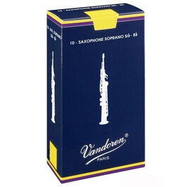 Caja de 10 Cañas Tradicionales Saxo Soprano 3½ (SR2035)