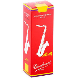 Caja de 5 Cañas JAVA ROJA Saxo Tenor 2 (SR272R)