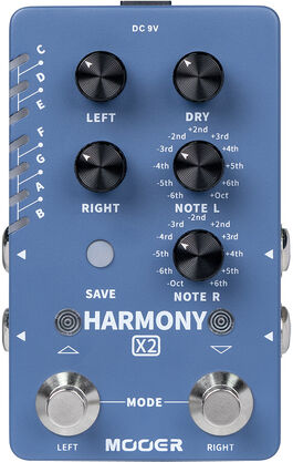 Pedal de Efecto Mooer Harmony X2