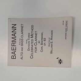 Division Three Celebrated Method for Clarinet Op. 63