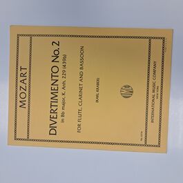 Divertimento No. 2 in Bb major, K. And.229 (439b)