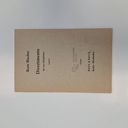 Divertimento Blacher