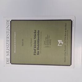 Fünf Kleine Stücke für Holzbläsertrio