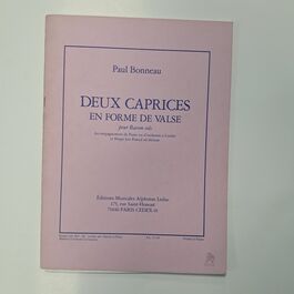 Deux Caprices en Forme de Valse pour Basson solo